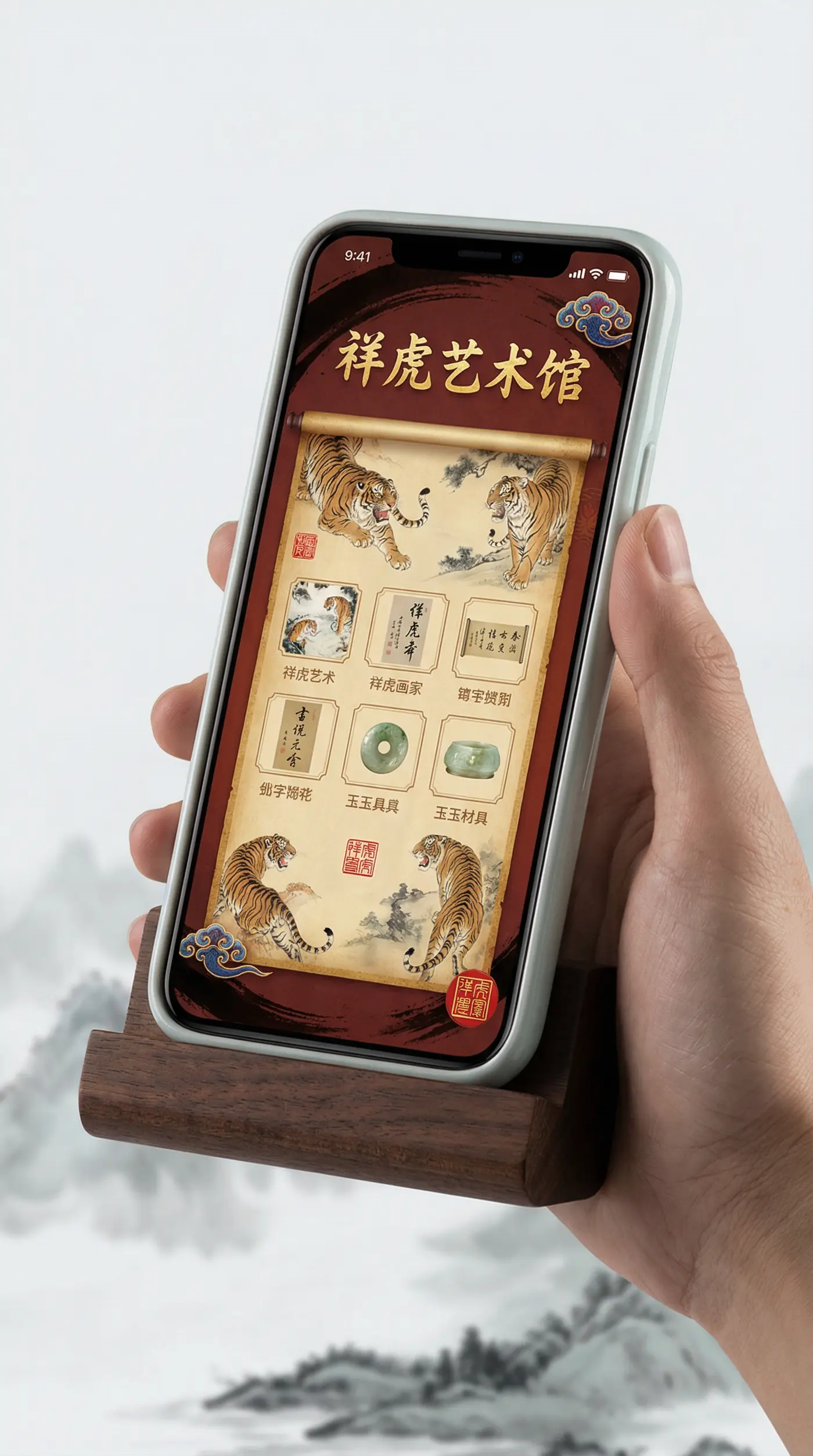 掌上虎典APP界面 - 四虎影视 | 虎文化移动应用