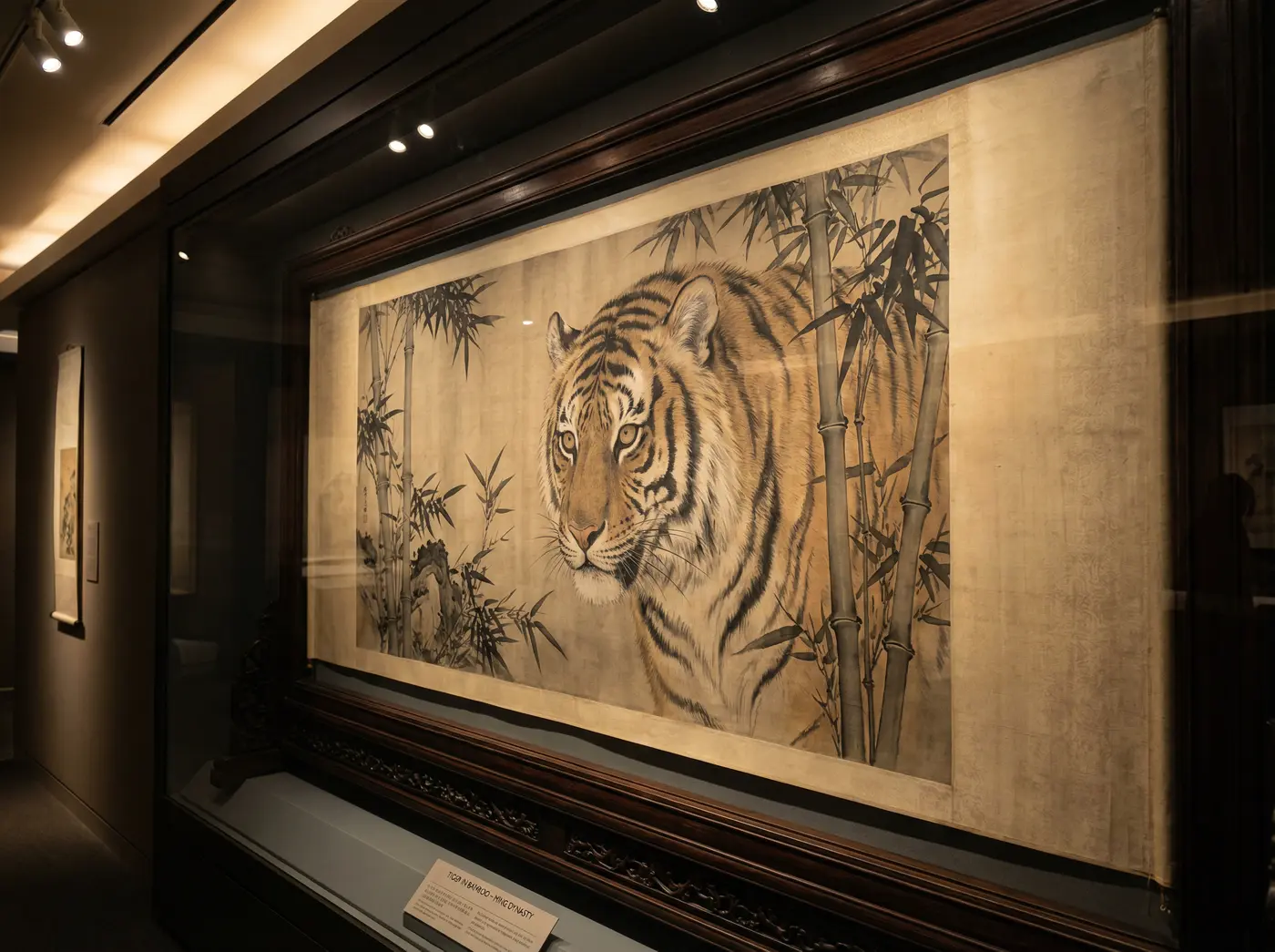 水墨虎画 - 四虎影视 | 工笔虎画鉴赏